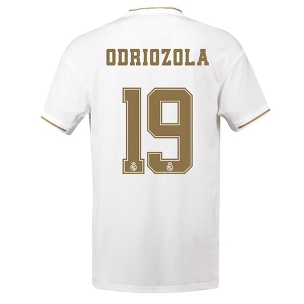 Maillot Football Real Madrid NO.19 Odriozola Domicile 2019-20 Blanc